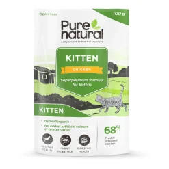Purenatural Kitten kana & riisi, 100g