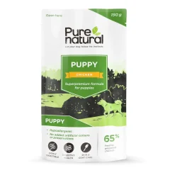 Purenatural Puppy kana & riisi, 150g