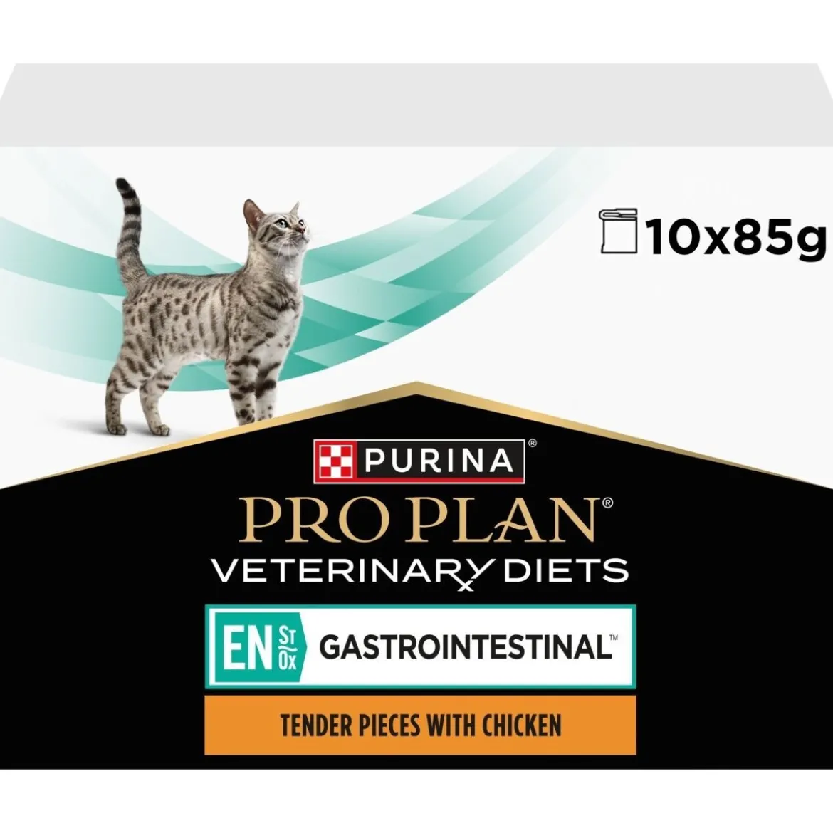 Purina Cat Gastrointestinal Veterinary Diets EN Chicken 10x85 g