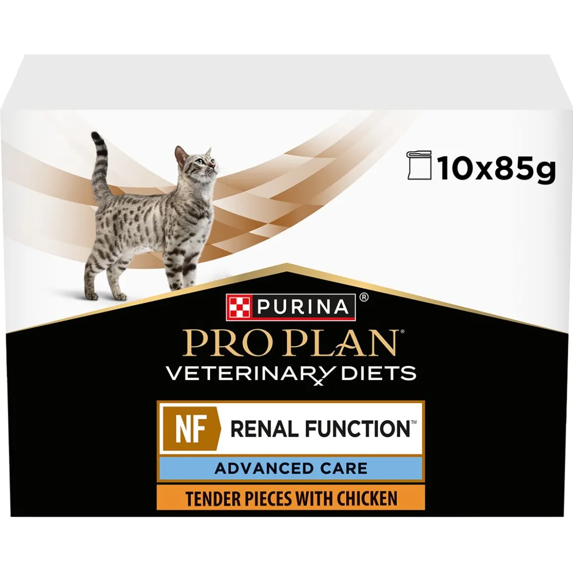 Purina Pro Plan Veterinary Diets Feline NF Renal Function Advanced Care Chicken 10x85 g