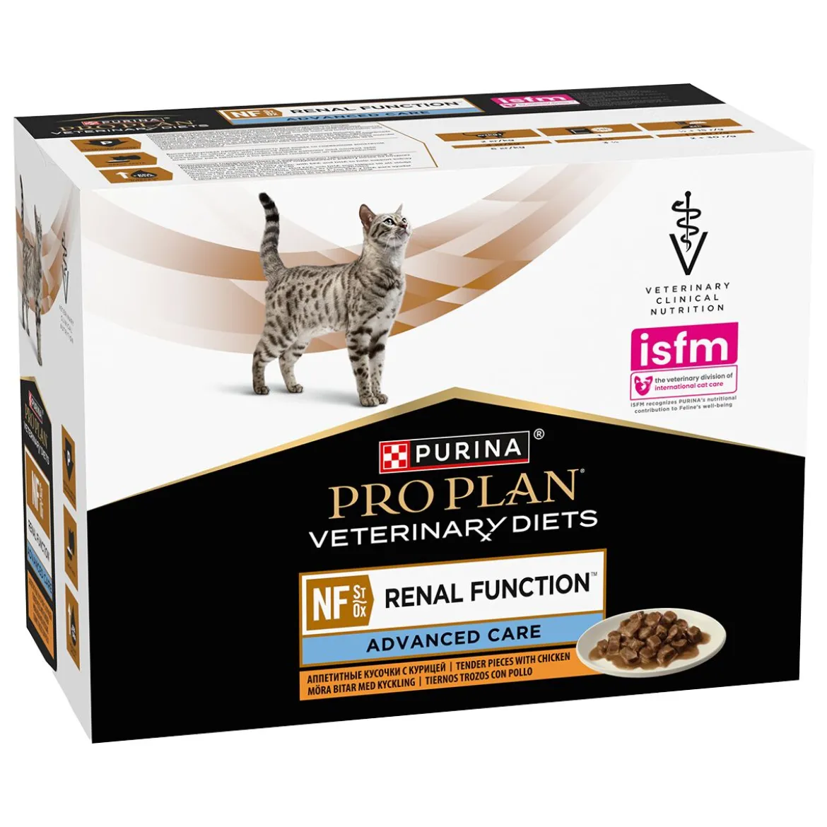 Purina Pro Plan Veterinary Diets Feline NF Renal Function Advanced Care Chicken 10x85 g