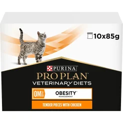Purina Pro Plan Veterinary Diets Cat OM Chicken 10x85g