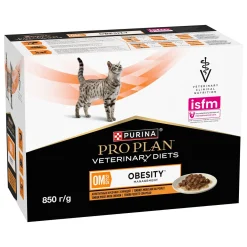 Purina Pro Plan Veterinary Diets Cat OM Chicken 10x85g