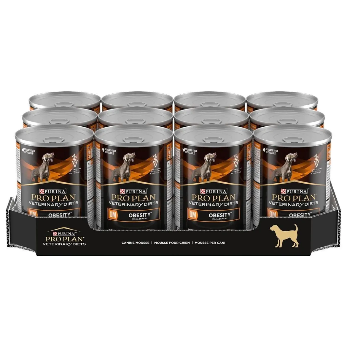Purina Pro Plan Veterinary Diets Canine Adult OM Obesity Management Mousse 400g