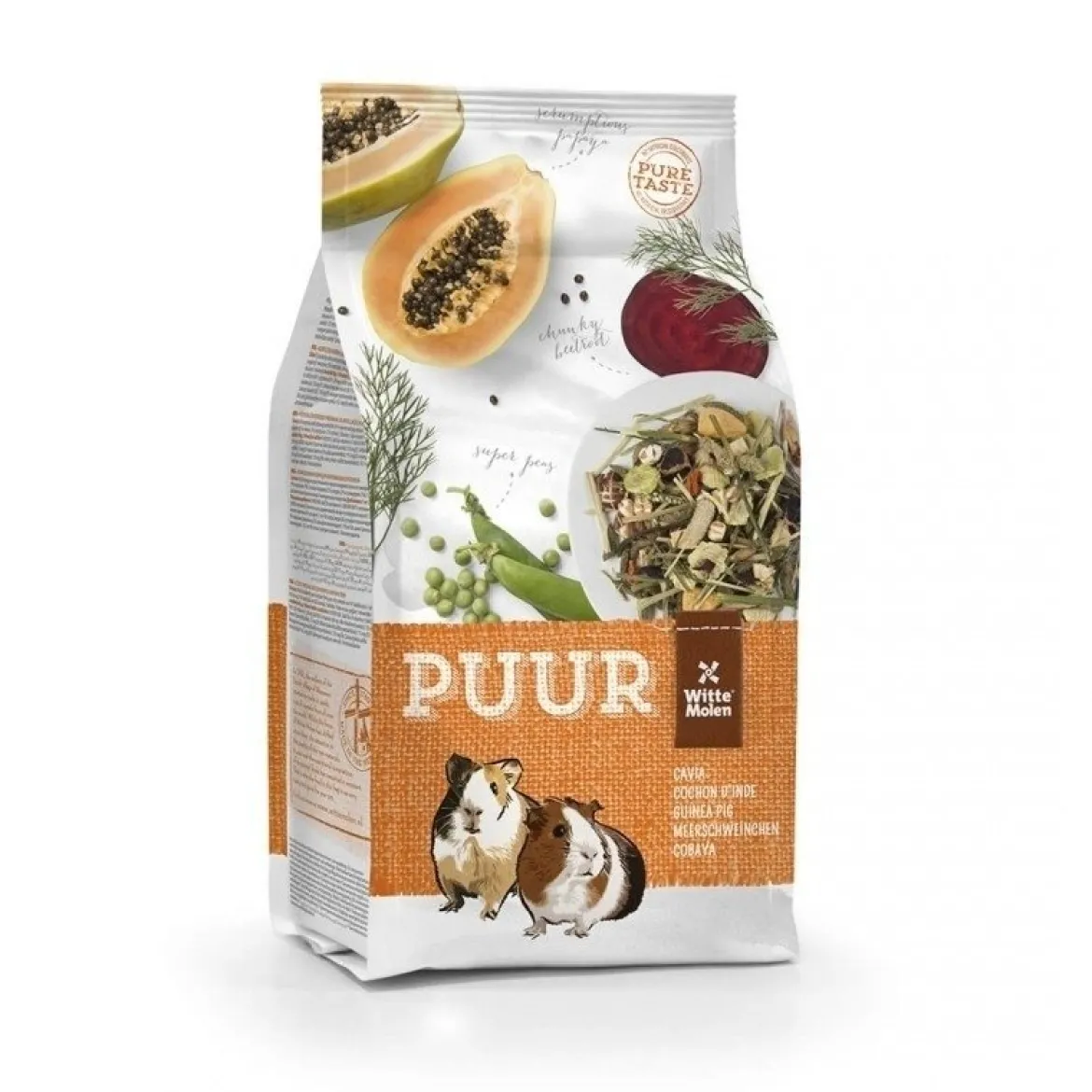 PUUR Guinea Pig, marsun ruoka 2,5 kg