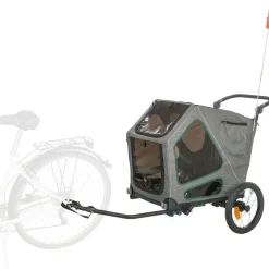Pyöräkärry Trixie Premium, harmaa