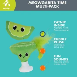 Quirky Kitty Meowgarita kissanminttulelu