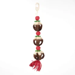 Rosewood Loofa Xmas Pudding Toy