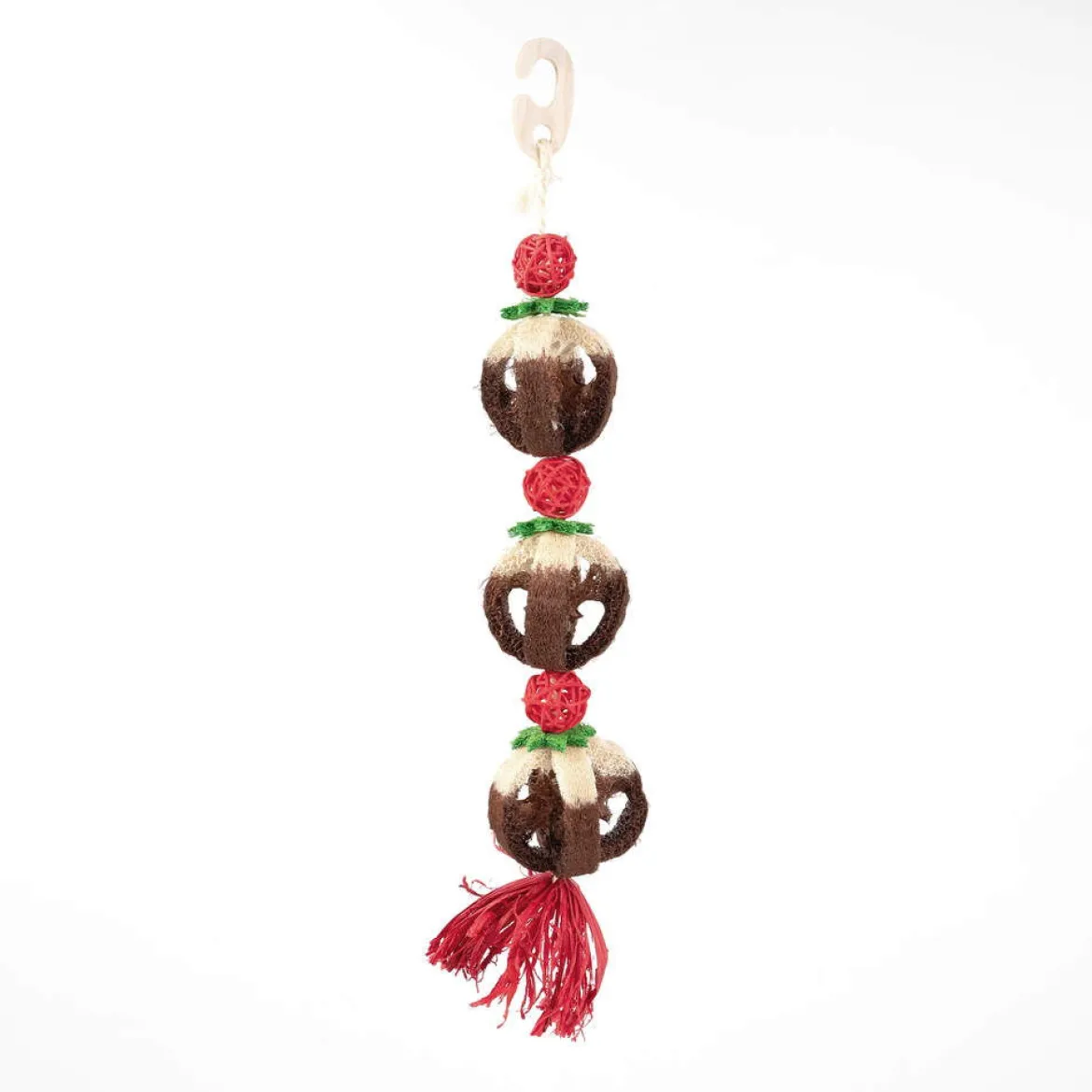 Rosewood Loofa Xmas Pudding Toy