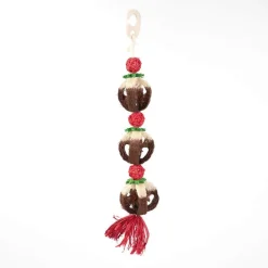 Rosewood Loofa Xmas Pudding Toy