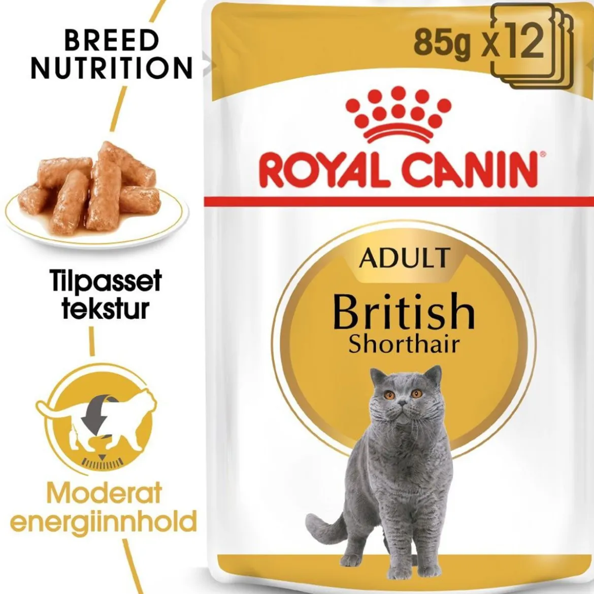 Royal Canin British Shorthair 85g, 48-pack