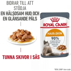 Royal Canin Hair & Skin Care Gravy 85g, 48-pack