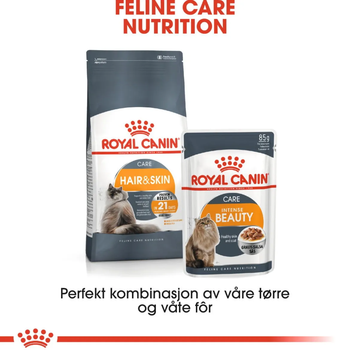 Royal Canin Hair & Skin Care Gravy 85g, 48-pack