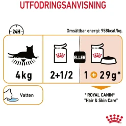 Royal Canin Hair & Skin Care Gravy 85g, 48-pack
