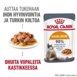 Royal Canin Hair & Skin Care Gravy 85g, 48-pack