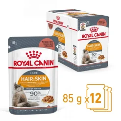 Royal Canin Hair & Skin Care Gravy 85g, 48-pack