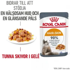 Royal Canin Hair & Skin Care Jelly 85g, 48-pack