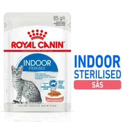 Royal Canin Indoor Gravy 85 g, 48-pack