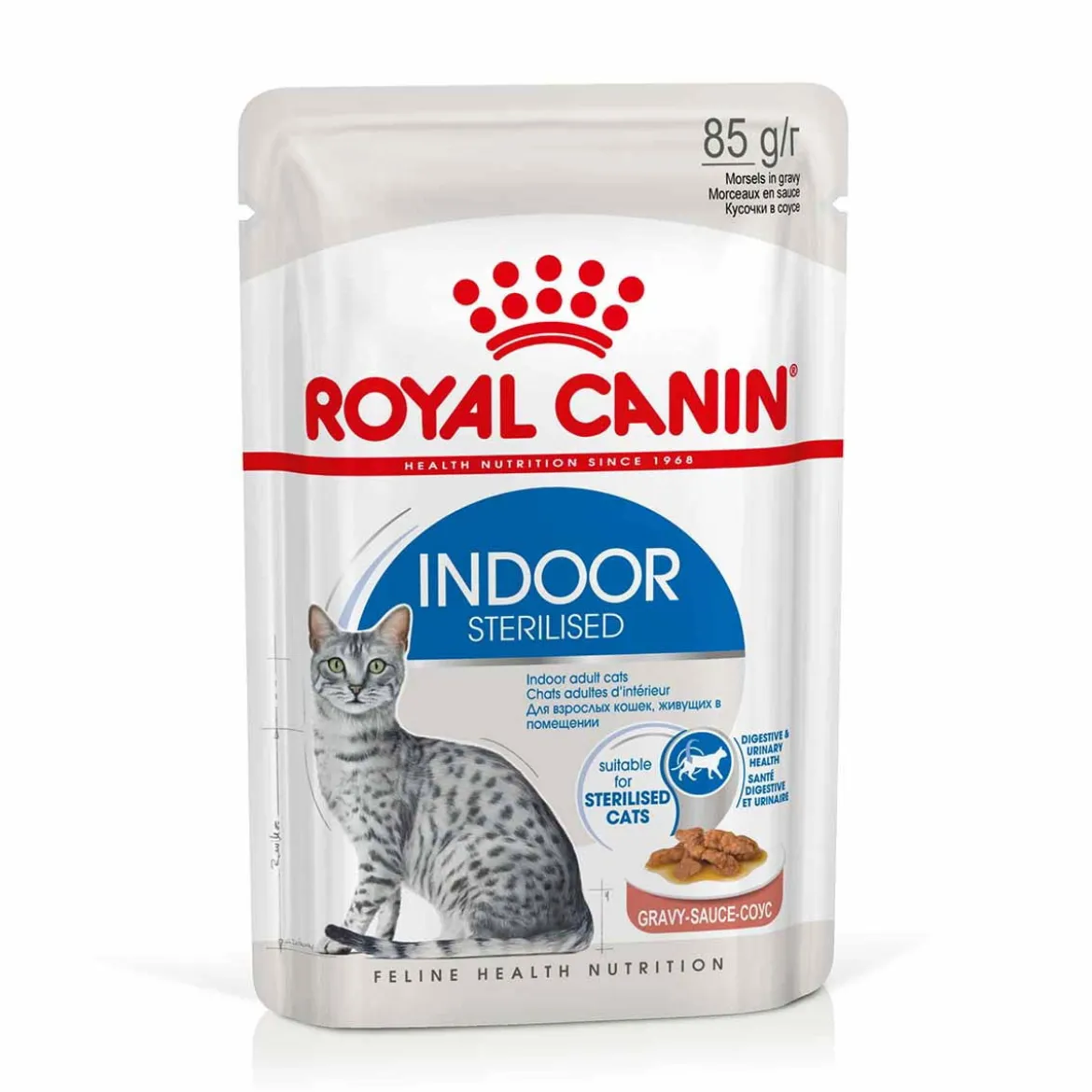 Royal Canin Indoor Gravy 85 g, 48-pack