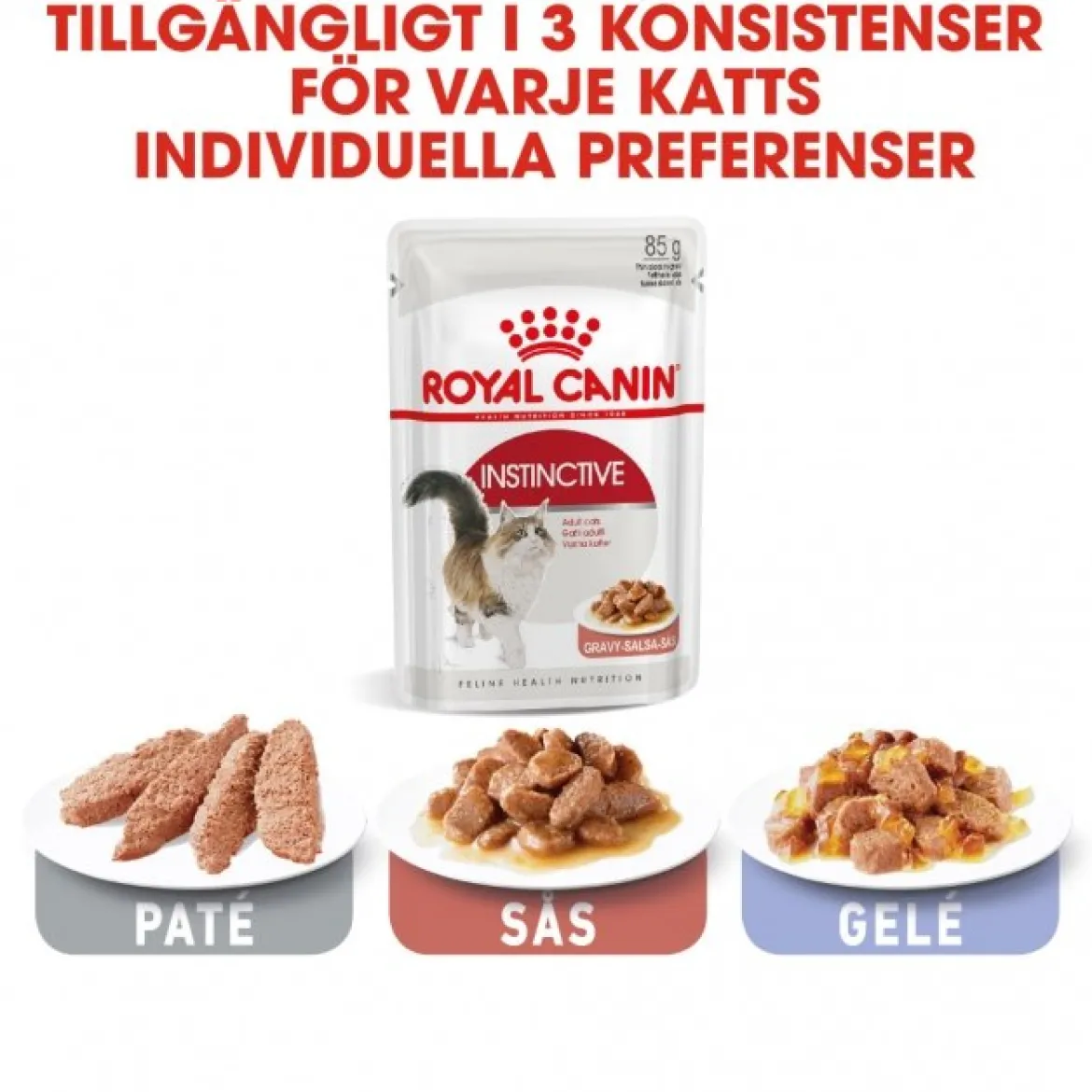 Royal Canin Instinctive Gravy 85g, 48-pack