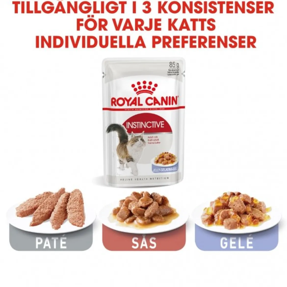 Royal Canin Instinctive Jelly 85g, 48-pack