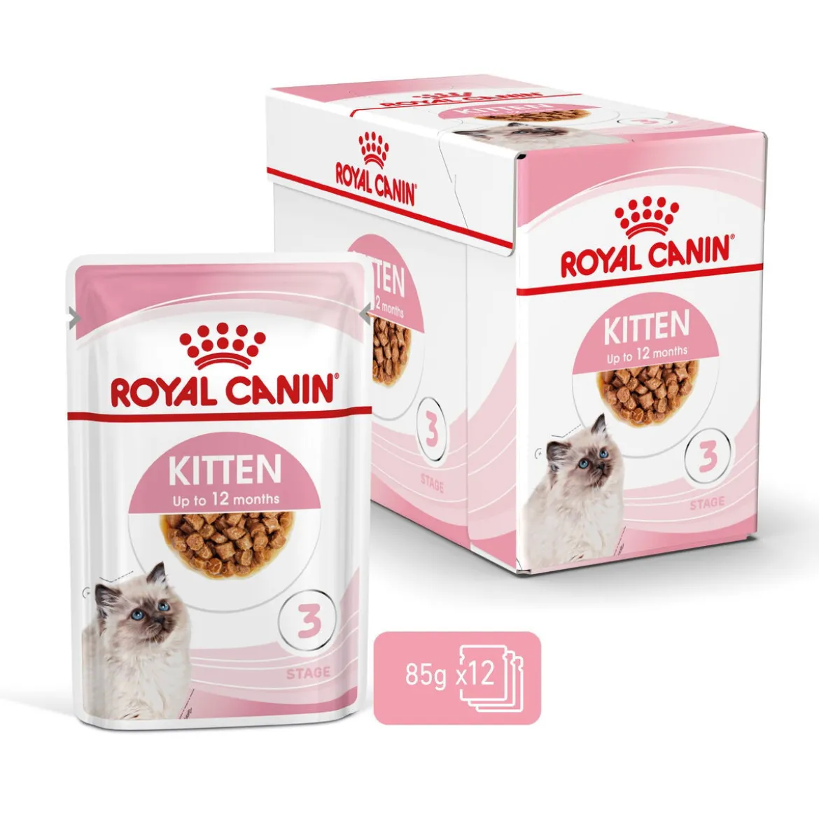 Royal Canin Kitten Gravy 85g, 48-pack