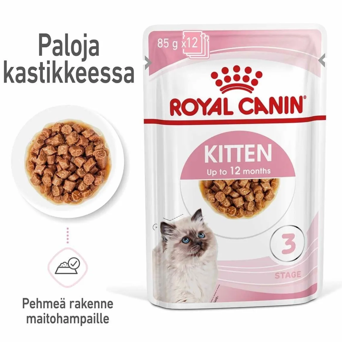 Royal Canin Kitten Gravy 85g, 48-pack