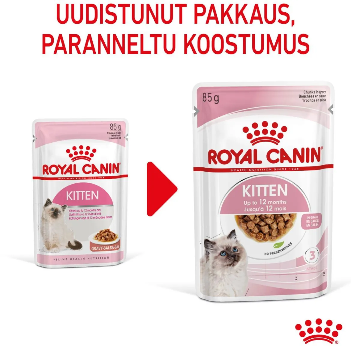 Royal Canin Kitten Gravy, 12x85g