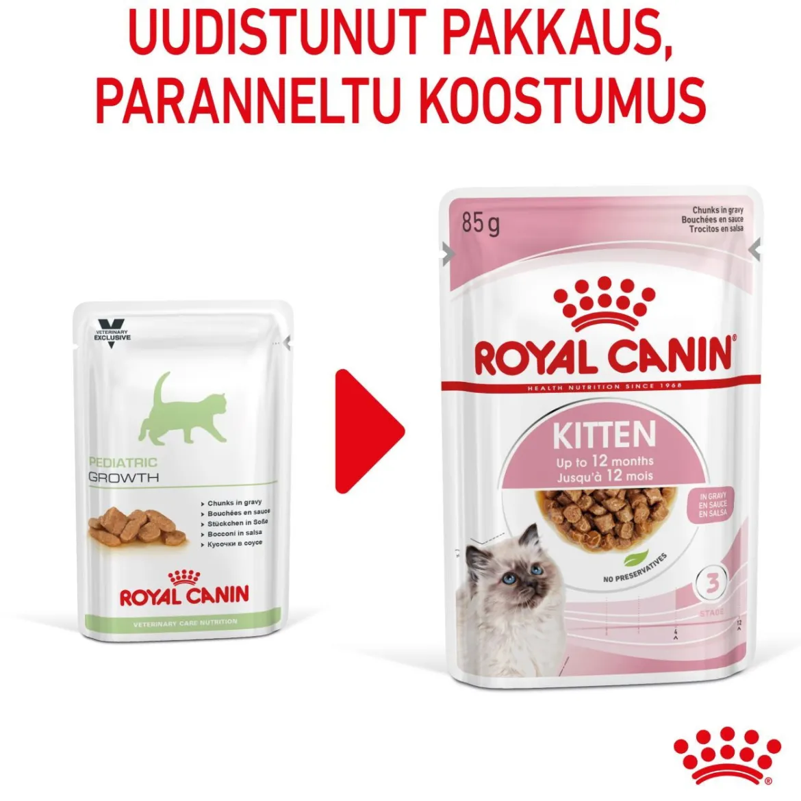 Royal Canin Kitten Gravy, 12x85g