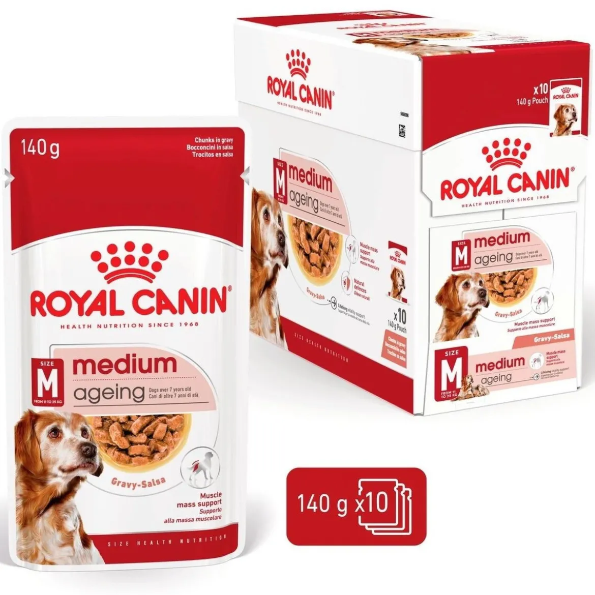 Royal Canin Medium Ageing Wet 10 x 140 g