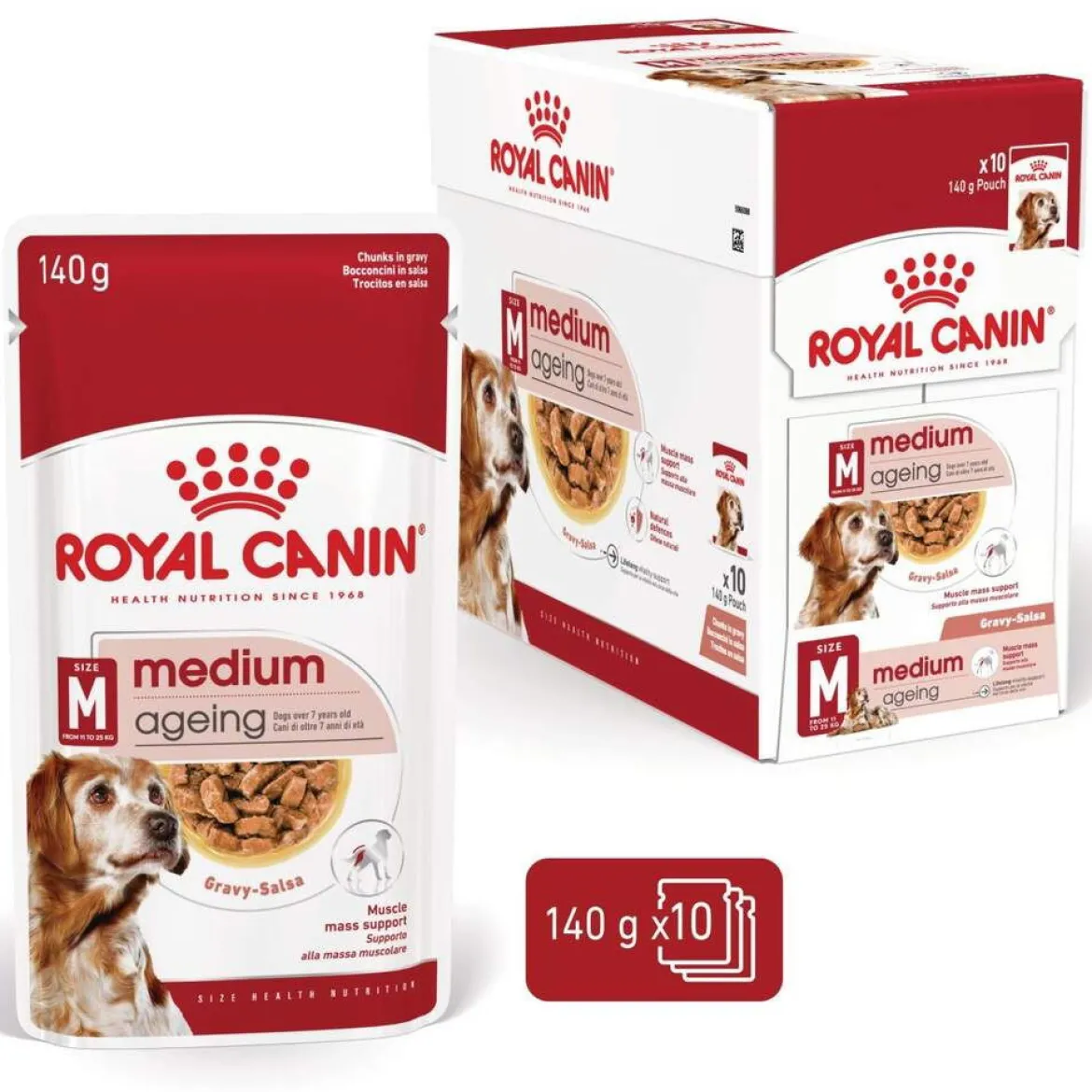 Royal Canin Medium Ageing Wet 10 x 140 g