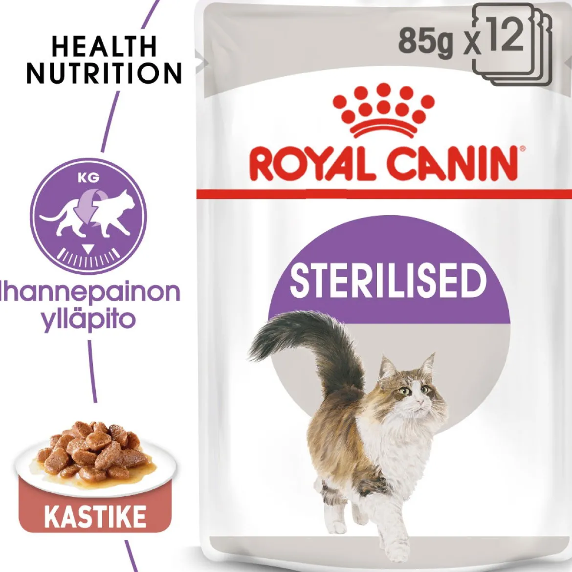 Royal Canin Sterilised Gravy, 12x85g
