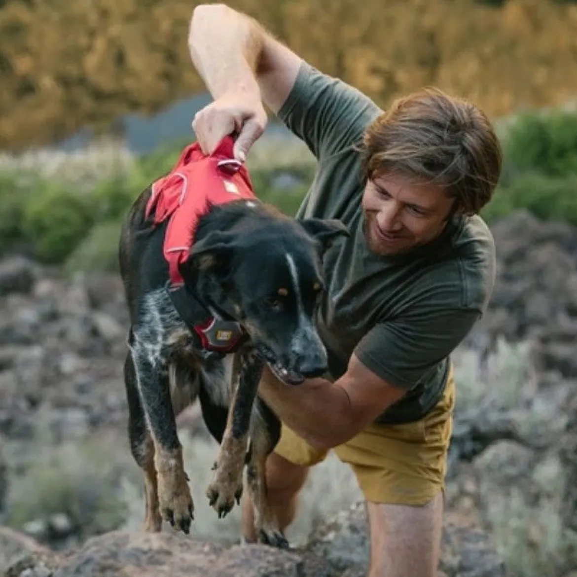Ruffwear Webmaster valjaat, harmaa
