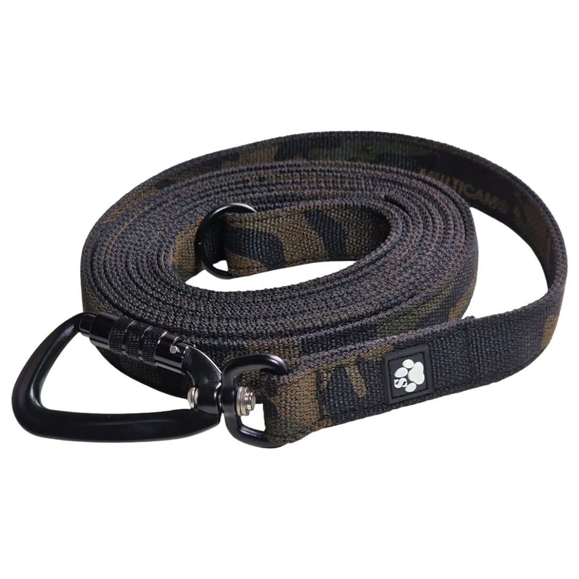 Salmiakkitassu multicam talutin twistlockilla, 250cm