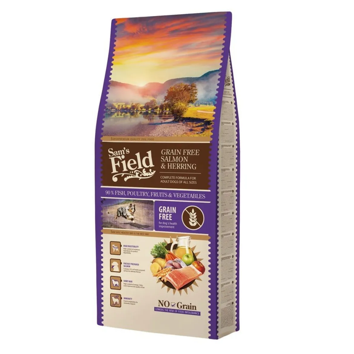 Sam's Field Grain Free Adult Salmon & Herring