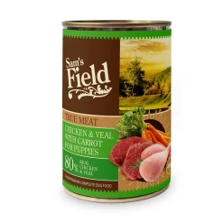 Sam's Field True Puppy Kana & vasikka 400 g