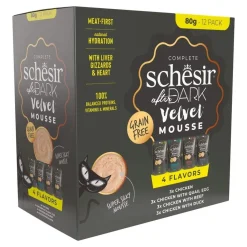 Schesir After Dark Velvet Mousse Variety Pack 12 x 80 g