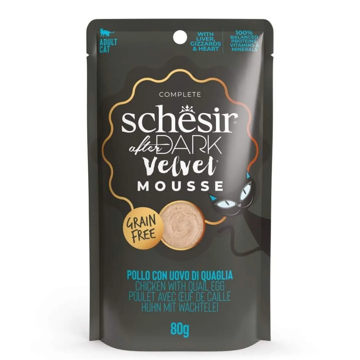 Schesir After Dark Velvet Mousse kana & muna 80 g