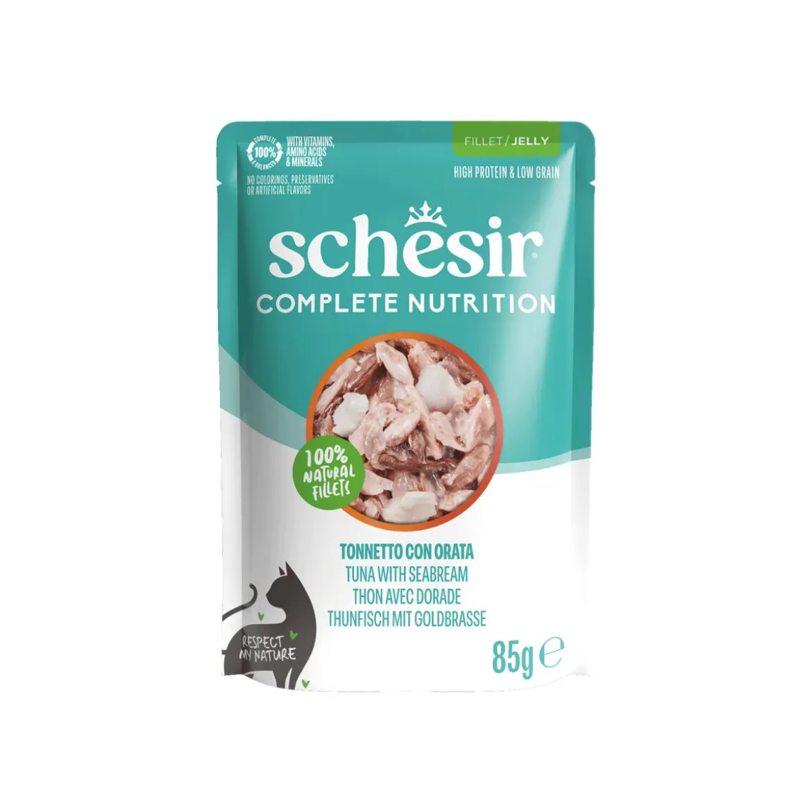 Schesir C&B Tuna sea bream in Jelly Pouch 85 g