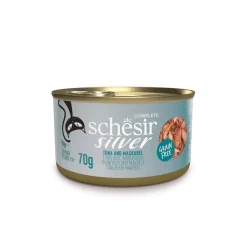 Schesir Silver tonnikala & makrilli liemessä 70 g