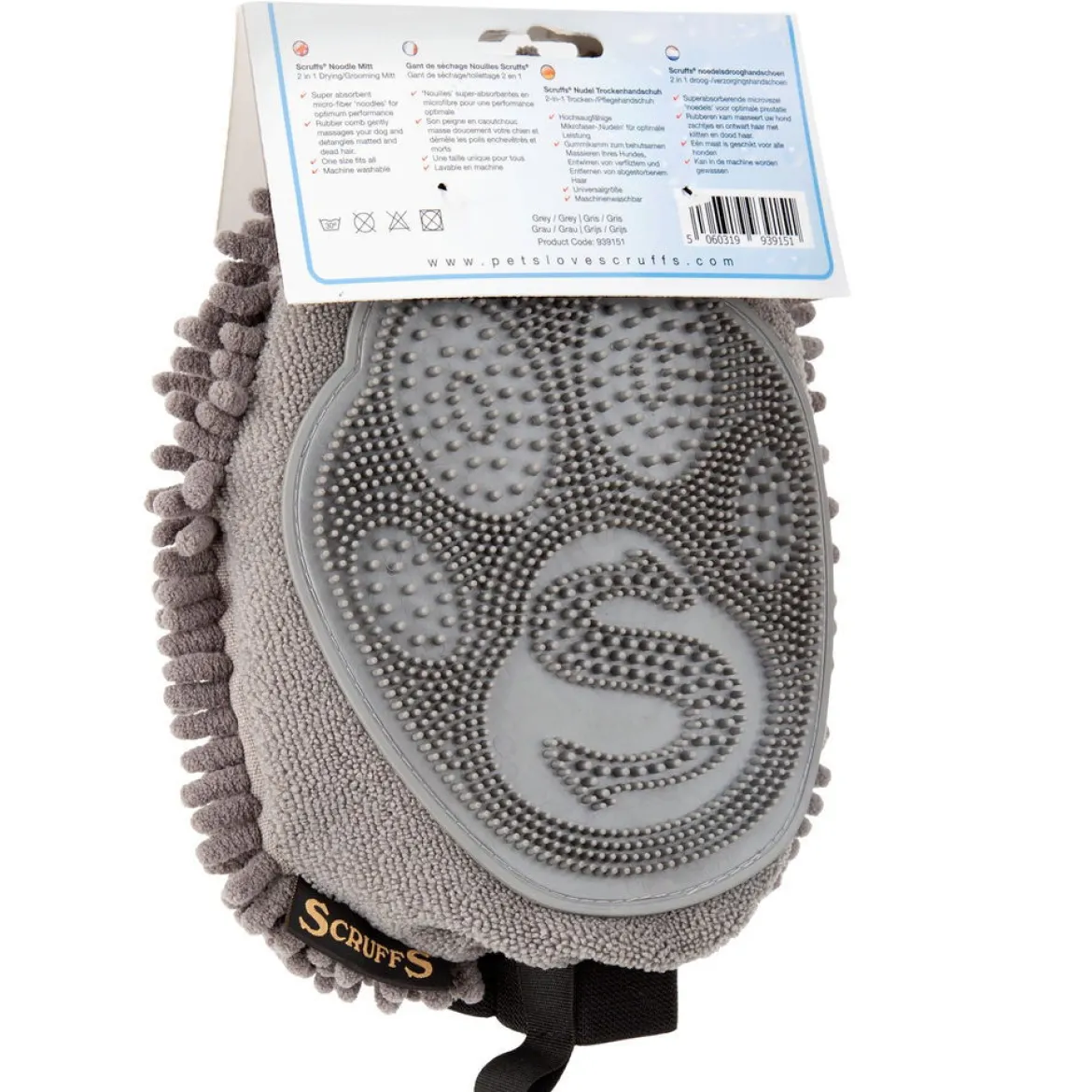 Scruffs Noodle hanska harmaa