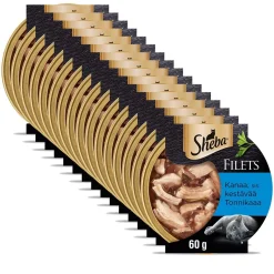 Sheba kana & tonnikala kastikkeessa 60g