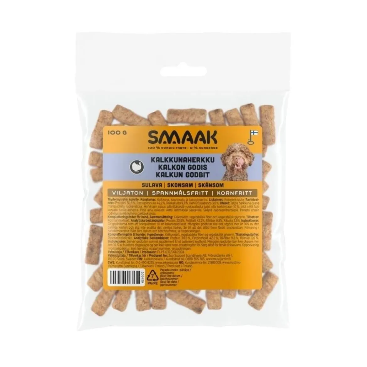 SMAAK kalkkunaherkku koiralle 100 g