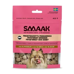 SMAAK Pakastekuivattu possuherkku koiralle 45g