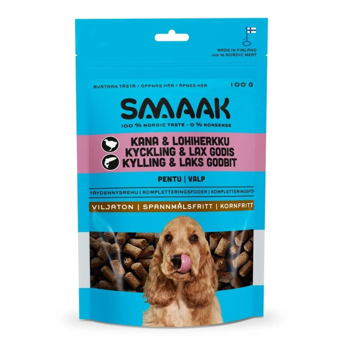SMAAK Pentu kana & lohiherkku 100 g