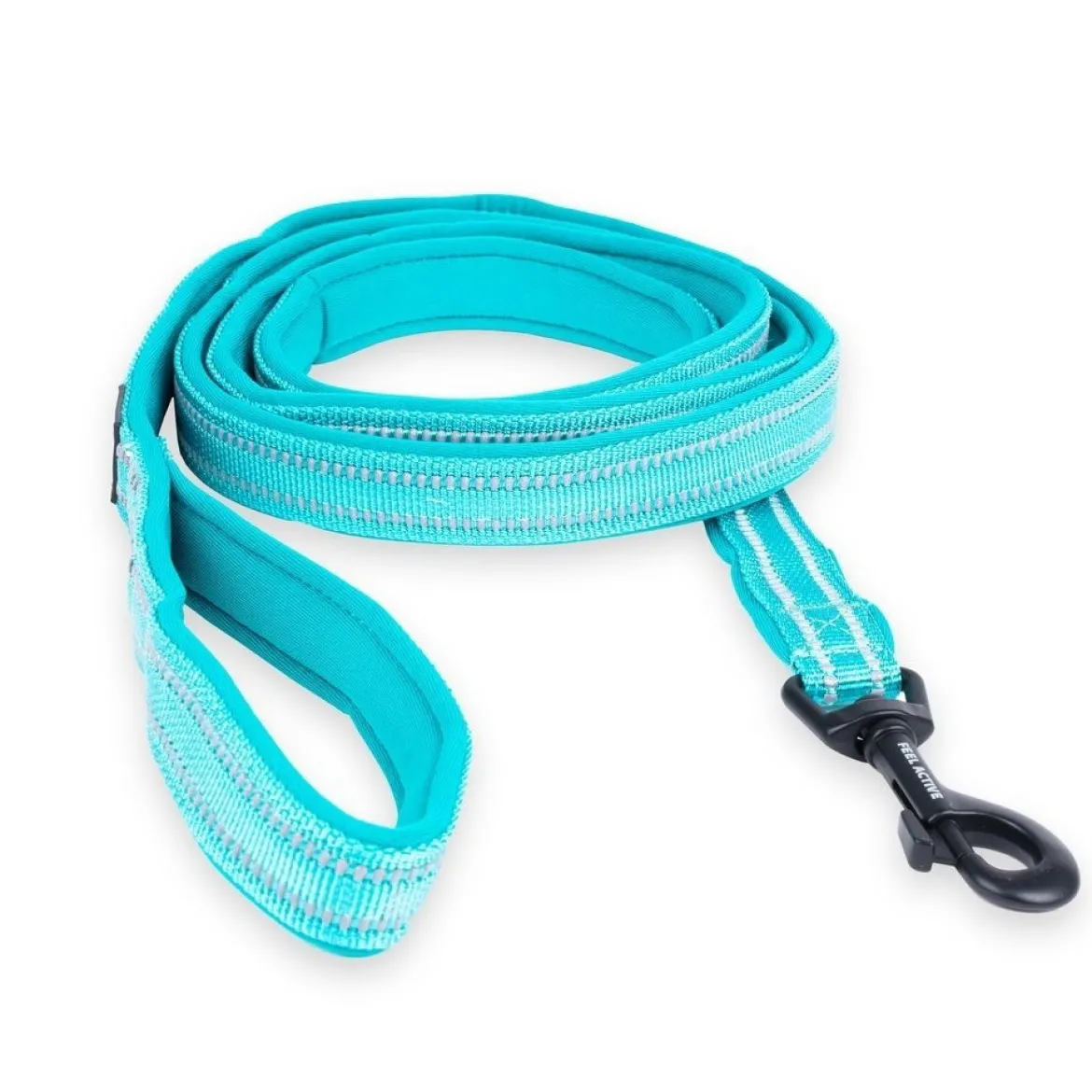 Talutushihna Feel Active Padded, turkoosi