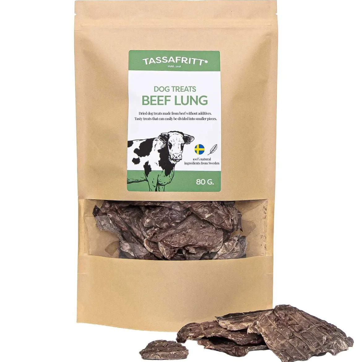 TassaFritt Naudankeuhkolastut 80 g