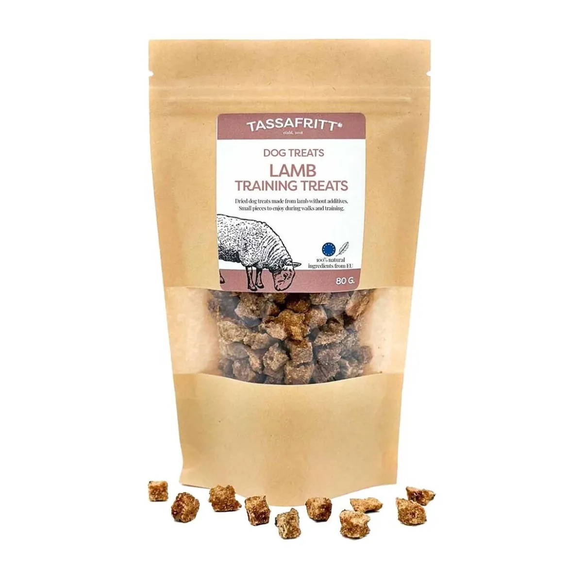 TassaFritt Treeniherkut, lammas 80 g