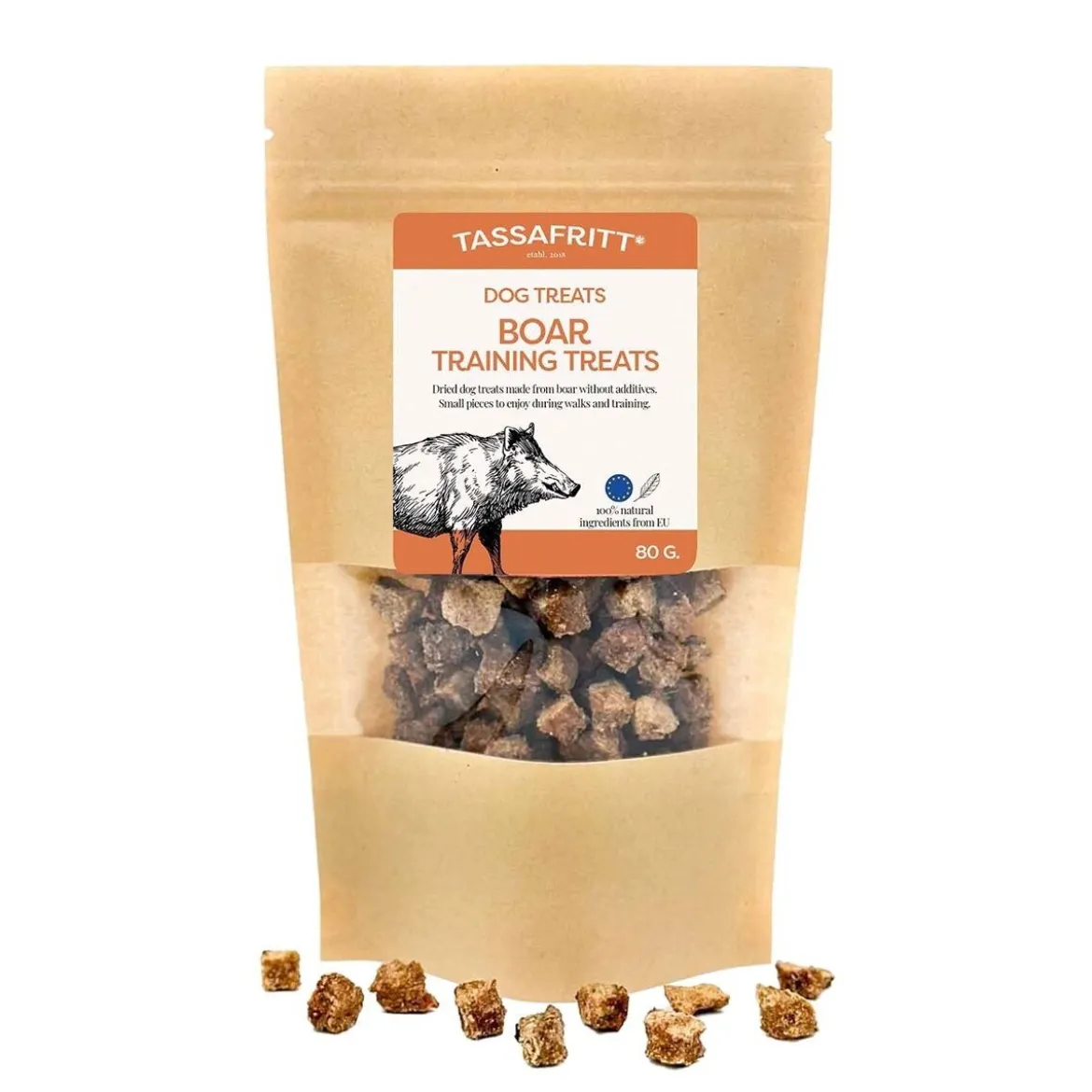 TassaFritt Treeniherkut, villisika 80 g