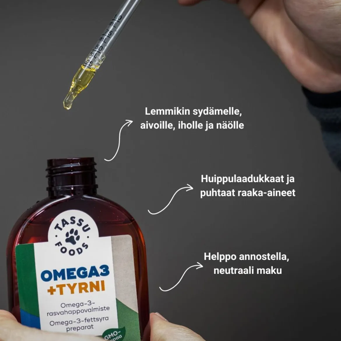 Tassu Foods Omega-3 + Tyrni